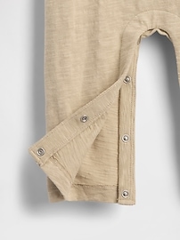 Baby Organic Cotton Bear Pocket One-Piece