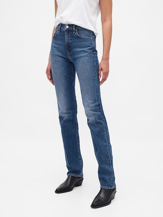 Image number 2 showing, High Rise ’90s Straight Jeans