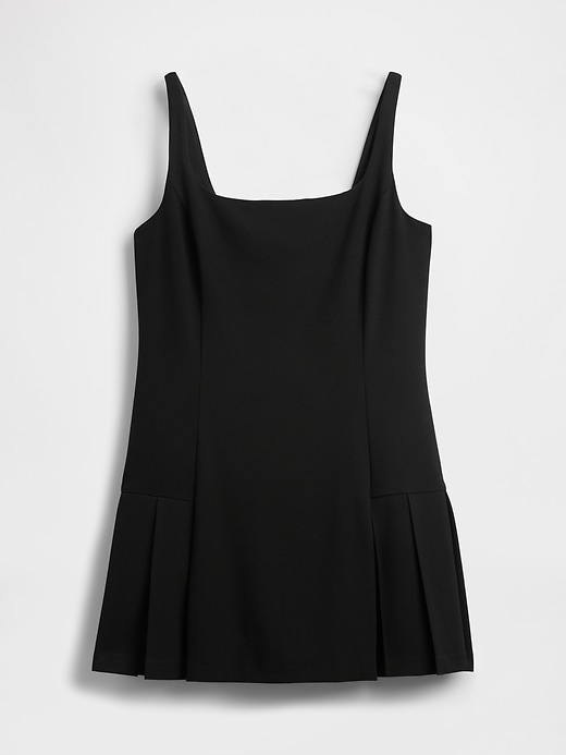 Image number 7 showing, Square-Neck Pleated Mini Dress