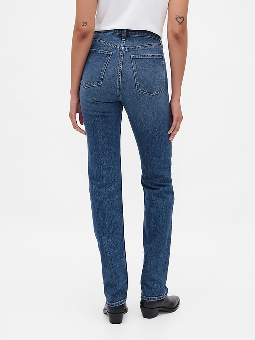 Image number 4 showing, High Rise ’90s Straight Jeans