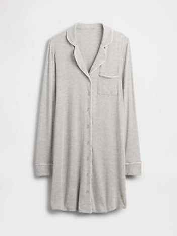Maternity Modal PJ Shirtdress