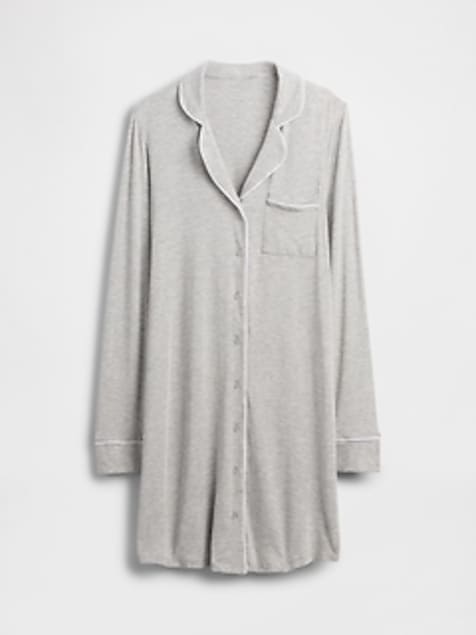 Maternity Modal PJ Shirtdress