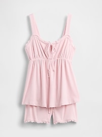 View large product image 1 of 1. Modal Rib PJ Short Set