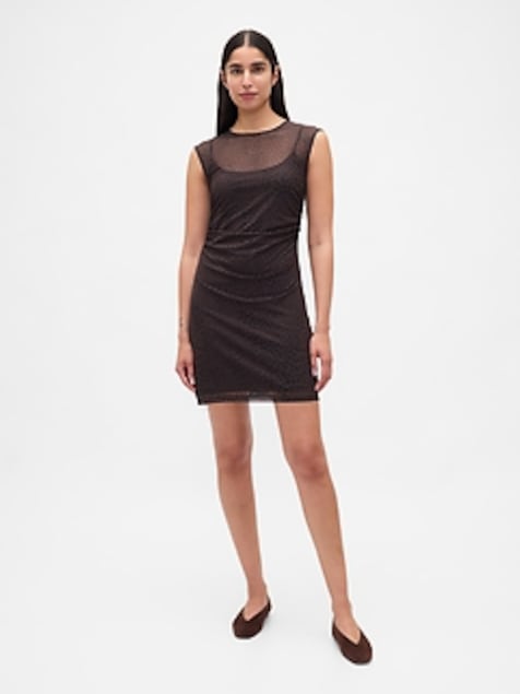 Mesh Mini Dress