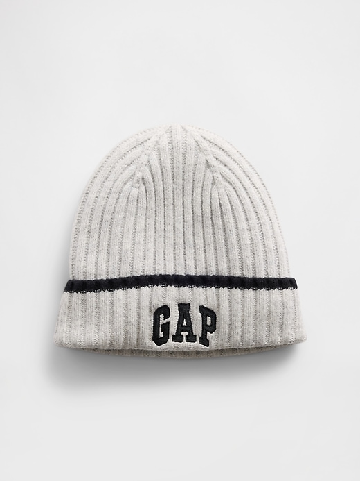 Image number 1 showing, Kids CashSoft Rib Logo Beanie