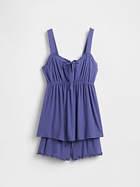 View large product image 1 of 1. Modal Rib PJ Short Set