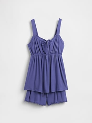 Modal Rib PJ Short Set