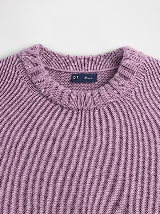 Image number 4 showing, 100% Cotton Oversized Sweater