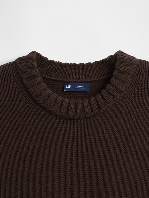 Image number 4 showing, 100% Cotton Oversized Sweater