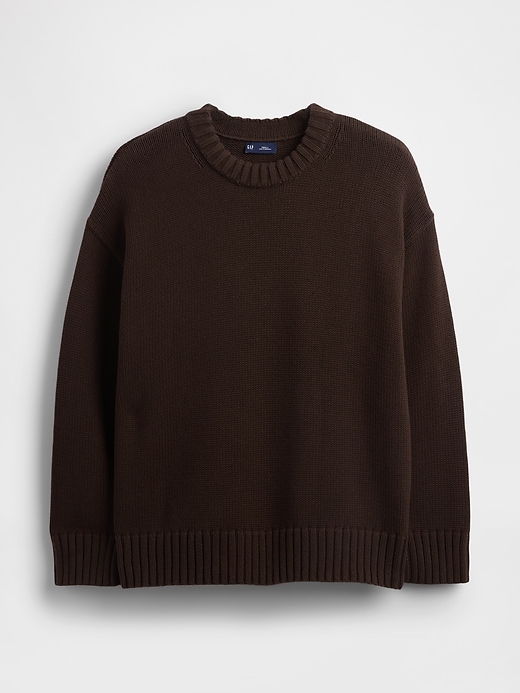 Image number 5 showing, 100% Cotton Oversized Sweater