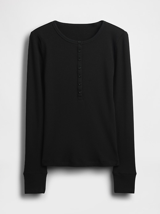 Image number 5 showing, Modern Rib Henley T-Shirt