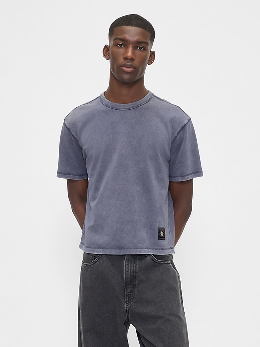 Image number 1 showing, Heavyweight Crop Graphic T-Shirt