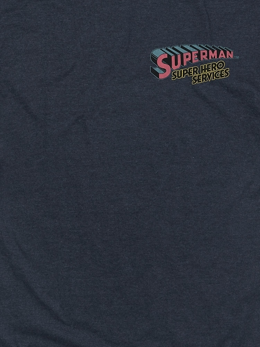 Image number 3 showing, Superman Super Hero Services Graphic T-Shirt