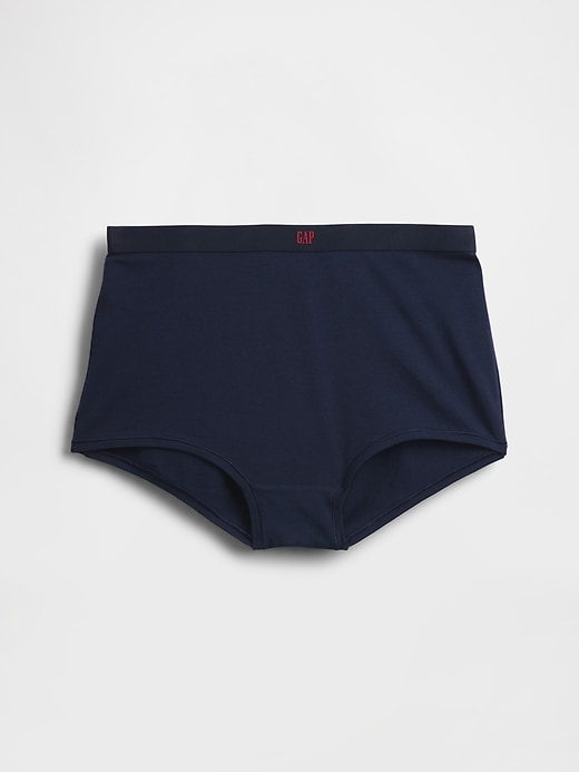 Image number 2 showing, Organic Stretch Cotton High Rise Shorty