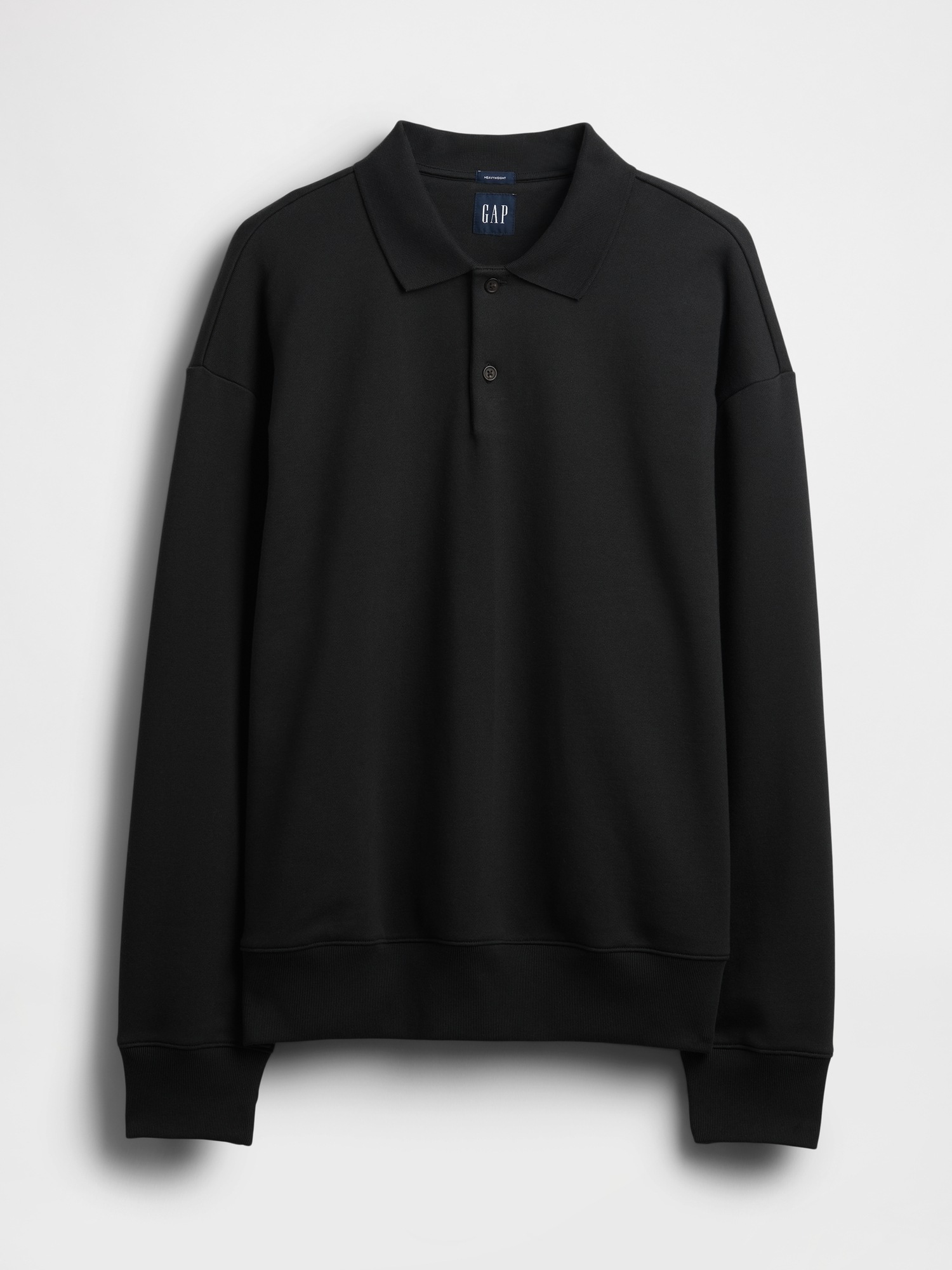 Мужские худи Gap Adult Heavyweight Oversized Polo Sweatshirt — фото 7