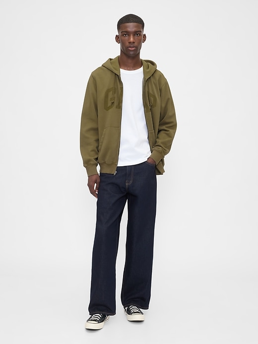 Image number 2 showing, VintageSoft Arch Logo Full-Zip Hoodie