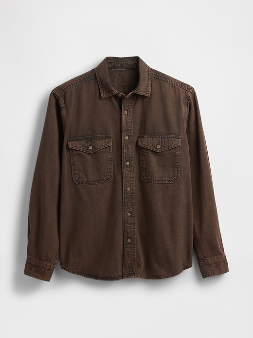Image number 4 showing, Denim Relaxed Shirt