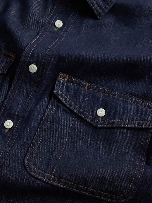 Image number 4 showing, UltraSoft Denim Relaxed Shirt