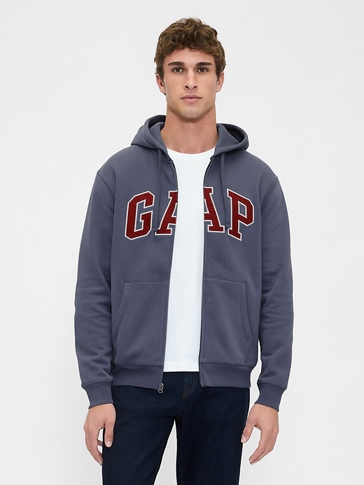 Image number 1 showing, VintageSoft Arch Logo Full-Zip Hoodie