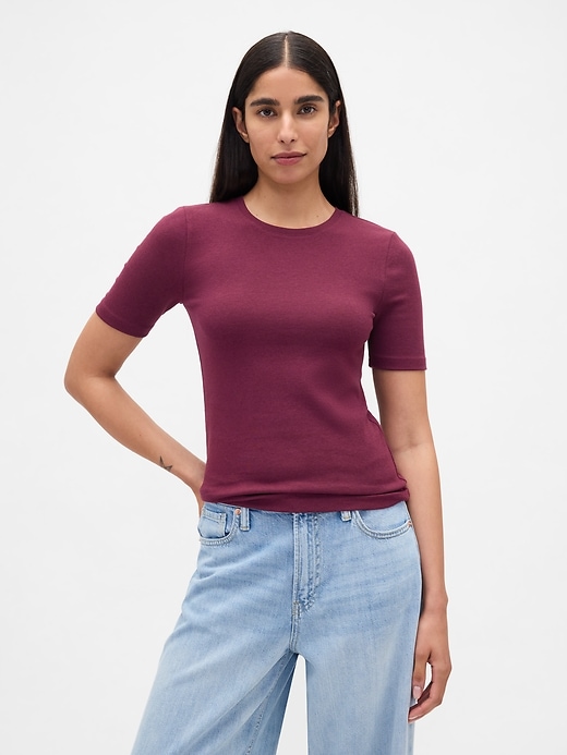 Image number 1 showing, Modern Crewneck T-Shirt