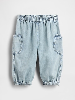 Baby Bear Pocket Denim Joggers