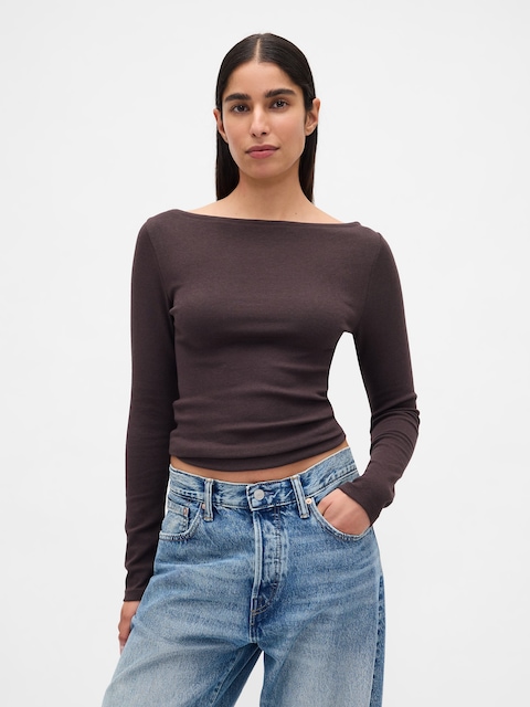 Modern Boatneck T-Shirt