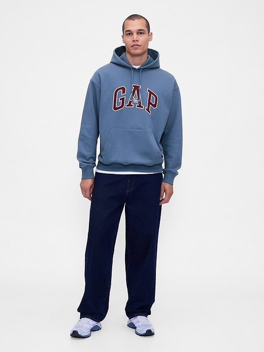 Image number 2 showing, Heavyweight Oversized Logo Hoodie