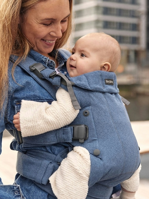 Image number 9 showing, BabyBjorn Woven Melange Baby Carrier Harmony