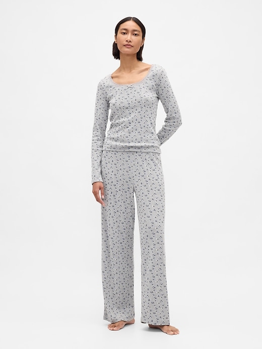 Image number 1 showing, Pointelle PJ Set