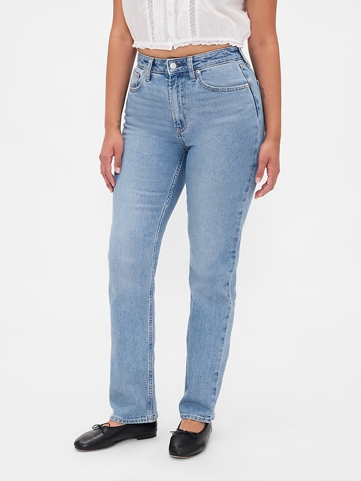Image number 2 showing, Curvy High Rise '90s Straight Jeans