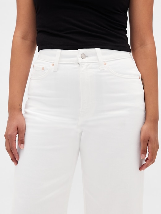 Image number 8 showing, Curvy High Rise Stride Wide-Leg Ankle Jeans