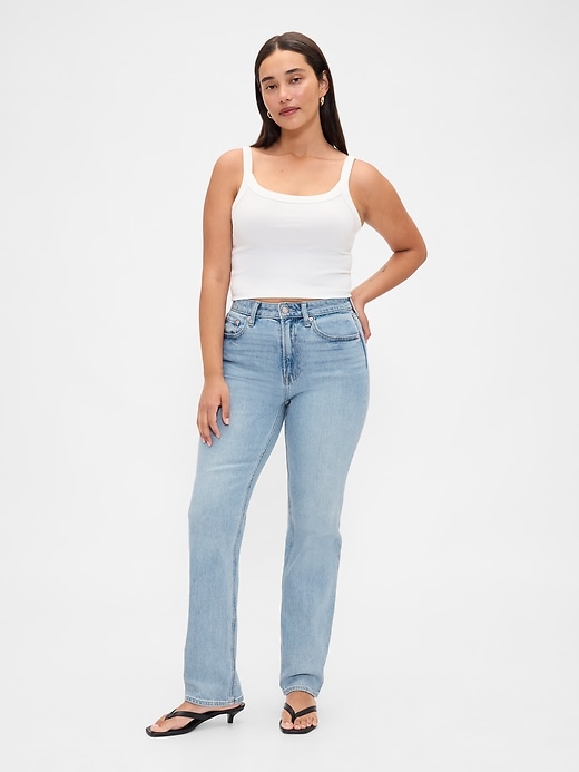 Image number 1 showing, Curvy High Rise '90s Straight Jeans