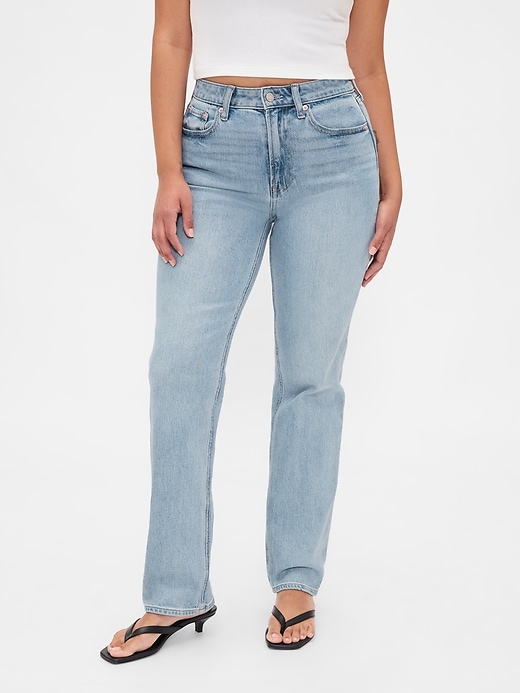 Image number 2 showing, Curvy High Rise '90s Straight Jeans