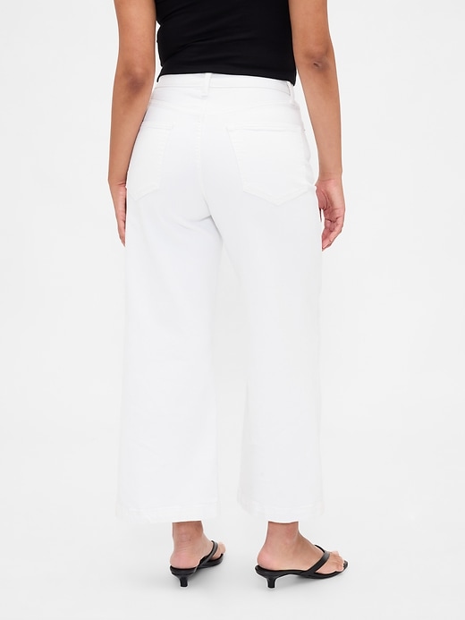 Image number 4 showing, Curvy High Rise Stride Wide-Leg Ankle Jeans