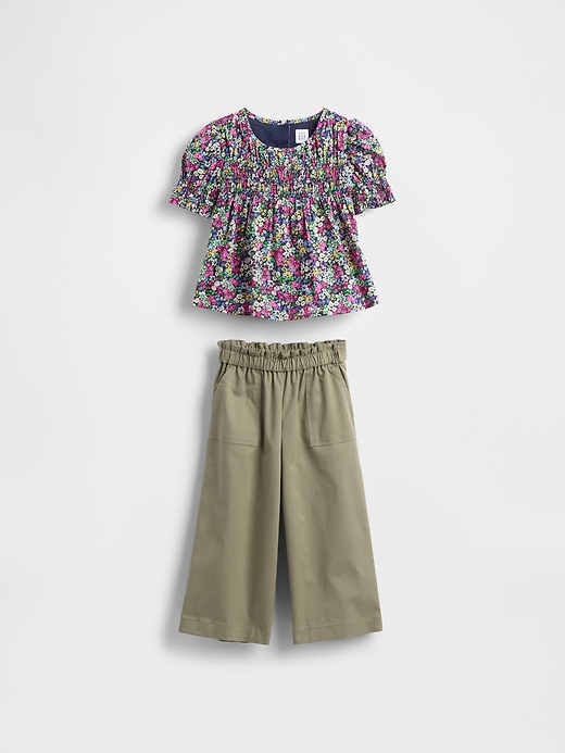 Image number 2 showing, Baby & Toddler Floral Outfit Set