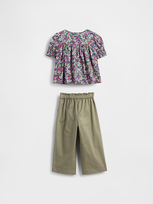 Image number 3 showing, Baby & Toddler Floral Outfit Set