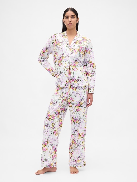 Image number 1 showing, Poplin PJ Pants
