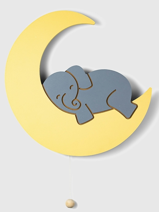 Image number 1 showing, LumiDreams Wall Light Elephant on Moon