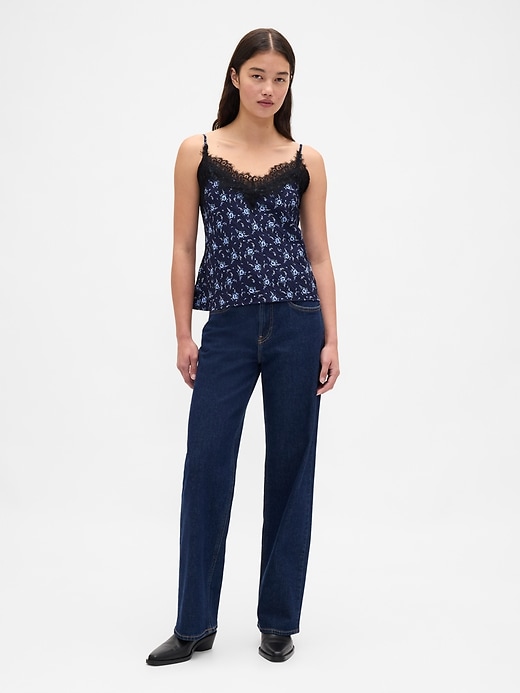 Image number 2 showing, Lace-Trim Cami