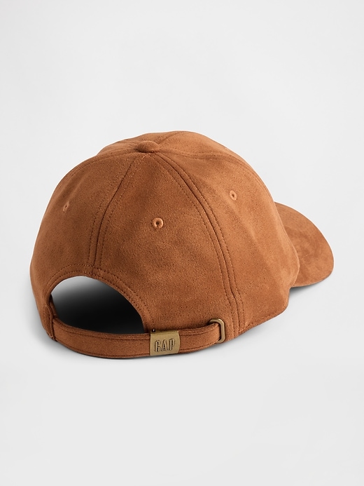 Image number 2 showing, Vegan Suede Baseball Hat
