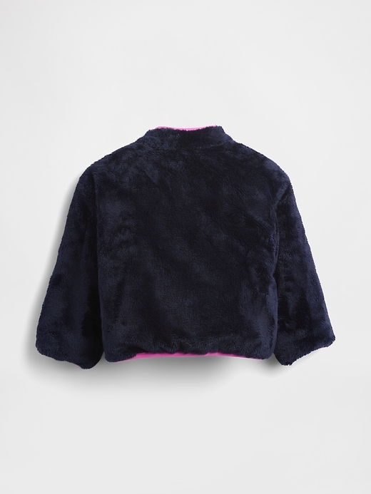 Image number 2 showing, Baby & Toddler Lightweight Sherpa Reversible Jacket