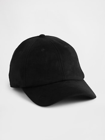 Vegan Suede Baseball Hat