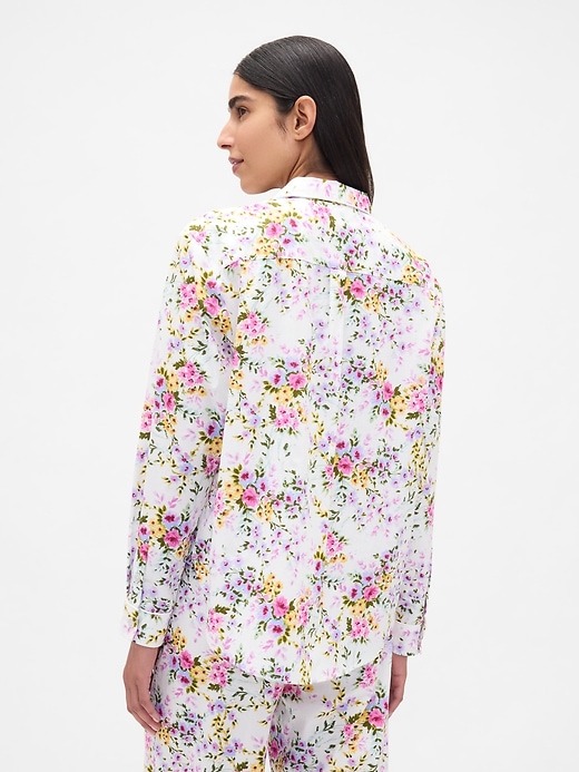 Image number 3 showing, Poplin PJ Shirt