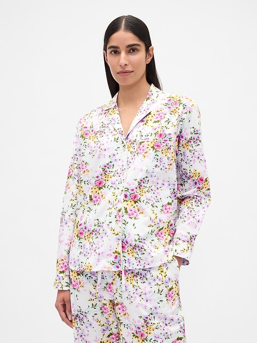 Image number 1 showing, Poplin PJ Shirt