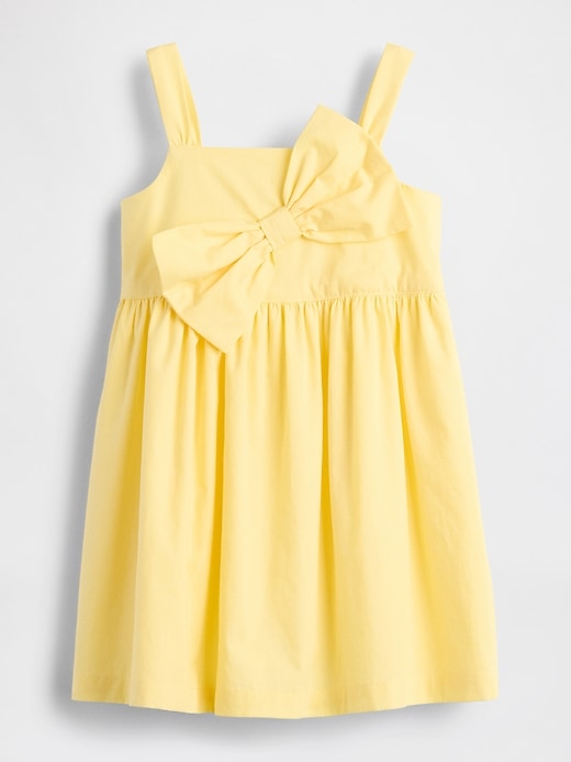 Image number 2 showing, Baby & Toddler Poplin Bow Dress
