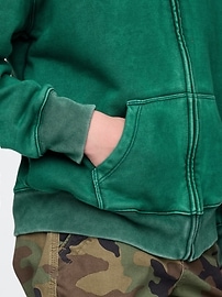 Kids Vintage Soft Zip Hoodie