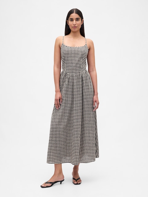 Drop-Waist Maxi Dress