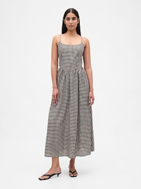 Drop-Waist Maxi Dress