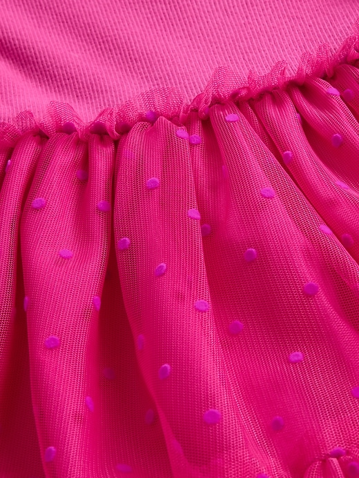 Image number 4 showing, Baby & Toddler Mixed Media Tulle Dress