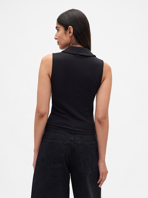Image number 3 showing, Modern Polo Crop Tank Top